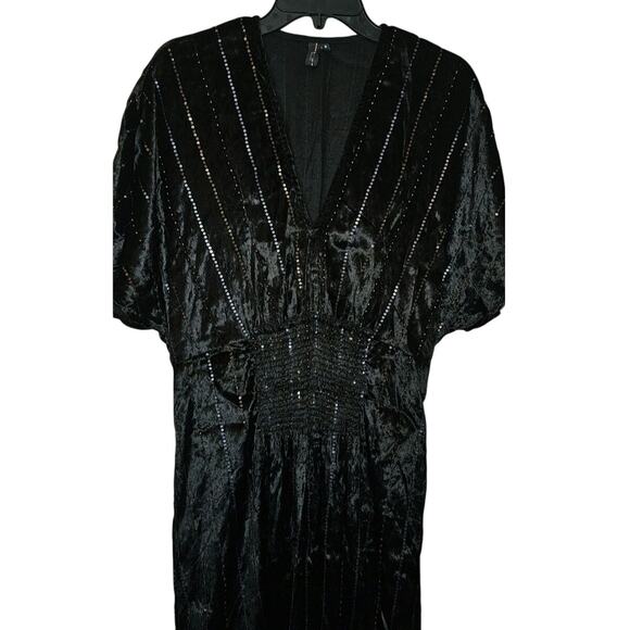 New Anthropologie The Tatiana Kaftan by Bl-nk: Velvet Edition $168 OS S/M/L - Picture 6 of 9